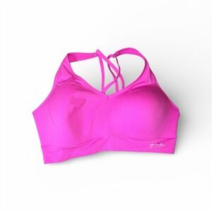 PINK Victoria's Secret Fuchsia Strappy cross-back Sports Bra